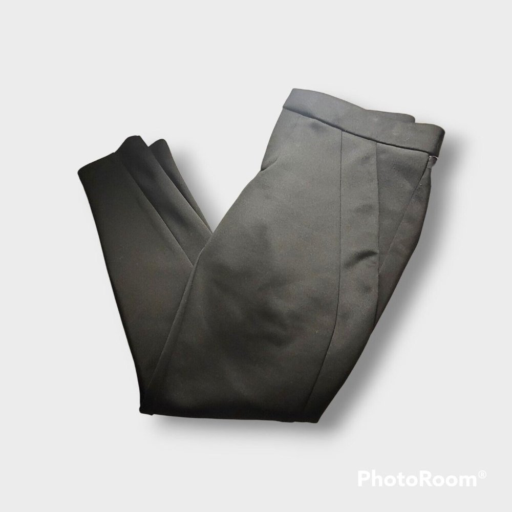 Gap Womens Black Dress Pants Size 6 Pleat Detail